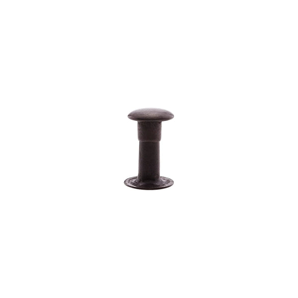 9mm Black, Single Cap Jiffy Rivets, Solid Brass-100ct – Weaver