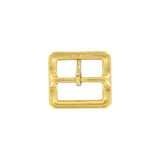1 1/2" Brass, Sam Browne Center Bar Buckle, Solid Brass, #899-1-1-2-B
