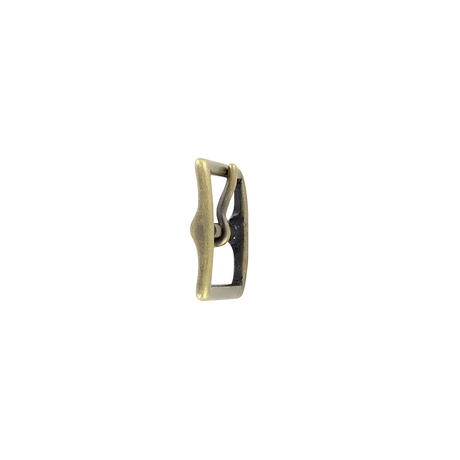 1" Antique Brass, Sam Browne Center Bar Buckle, Solid Brass