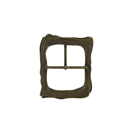 2 1/4" Antique Brass, Artisan Center Bar Buckle, Zinc Alloy