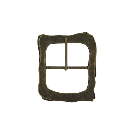 2 1/4" Antique Brass, Artisan Center Bar Buckle, Zinc Alloy
