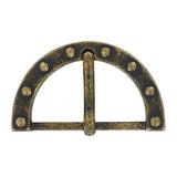 2" Antique Brass, Artisan Heel Bar Buckle, Zinc Alloy, #C-1838-ANTB