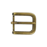3/4" Antique Brass, Heel Bar Buckle, Zinc Alloy, #C-1990-ANTB