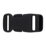 3/4" Black, Side Squeeze Buckle, Plastic, #SS-3-4