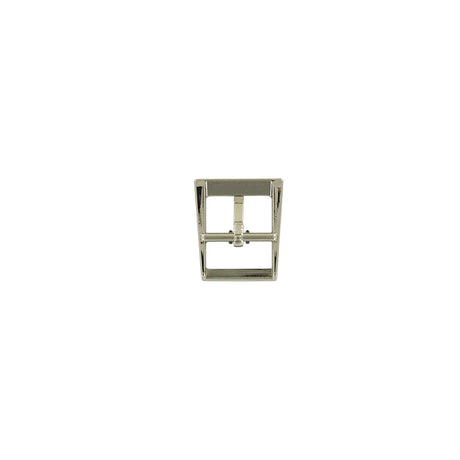 3/4" Shiny Nickel, Funky Center Bar Buckle, Zinc Alloy