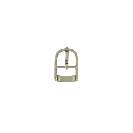 3/4" Shiny Nickel, 26x38mm D Shaped Center Bar Buckle, Zinc Alloy