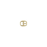 3/8" Gold, Center Bar Buckle, Zinc Alloy, #C-1658-GOLD