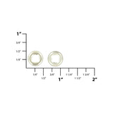 DOT® #00 Nickel Plain Washer Only, Solid Brass - 24pk