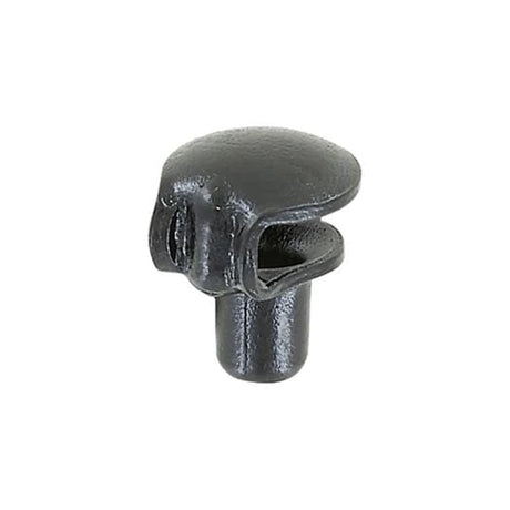 3/8" Shiny Black, Boot Lace Eyelet Hook, Steel