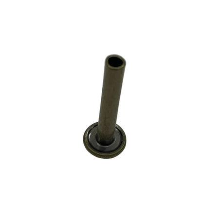 1" Antique Brass, Tubular Rivet, Steel - 12 pk