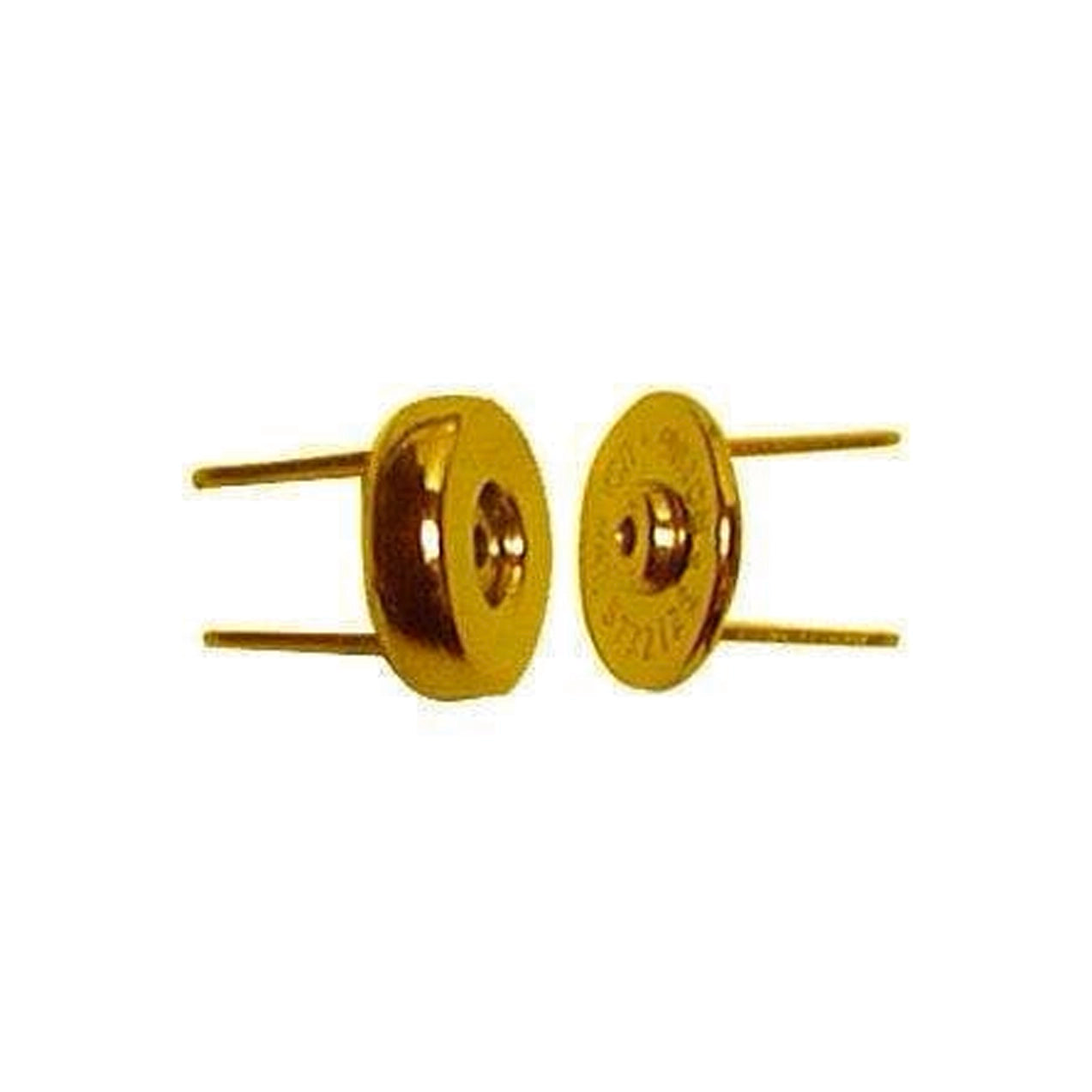 10mm Gold, Magnetic Snap, Steel, #P-2529-GOLD