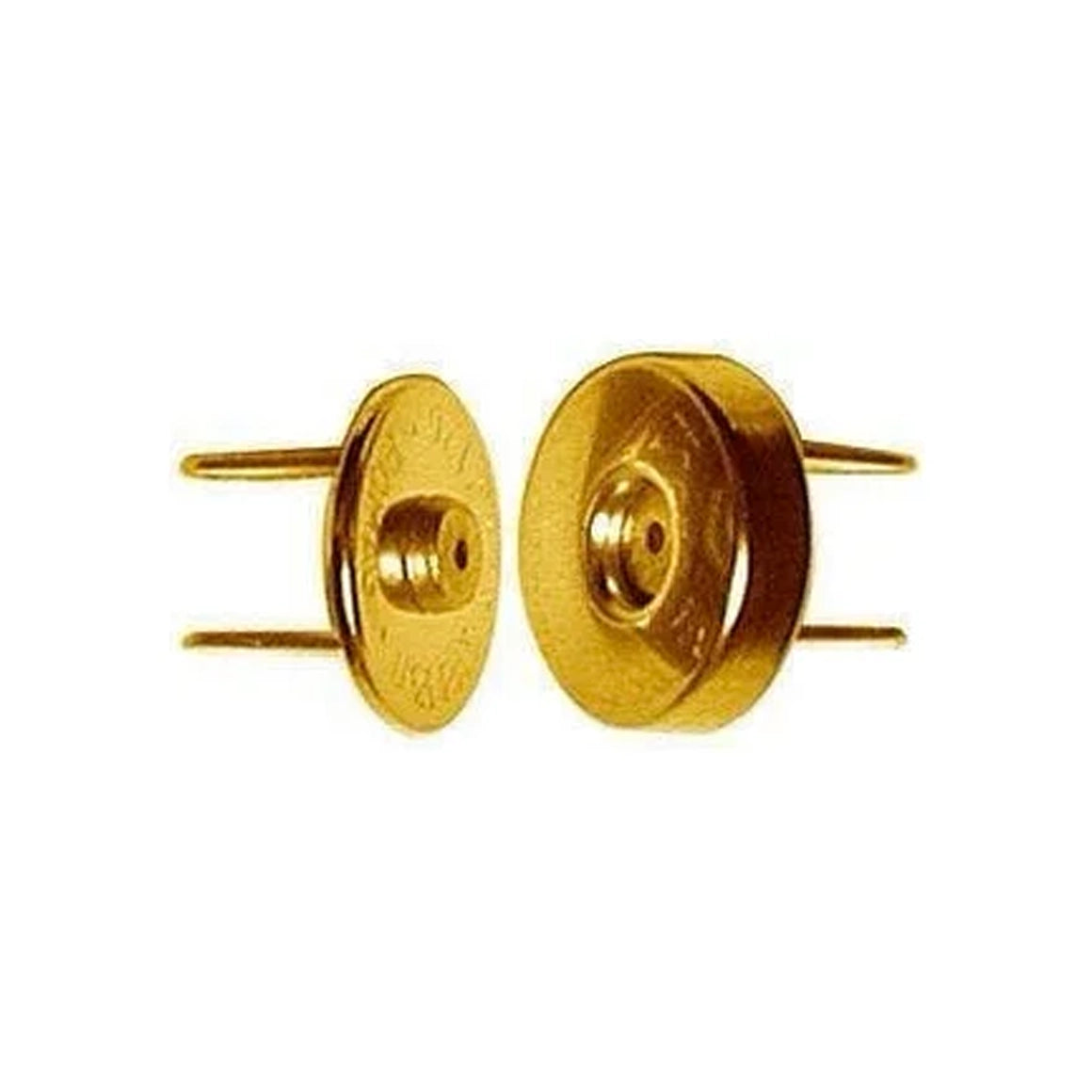 12mm Gold, Magnetic Snap, Steel, #P-2406-GOLD