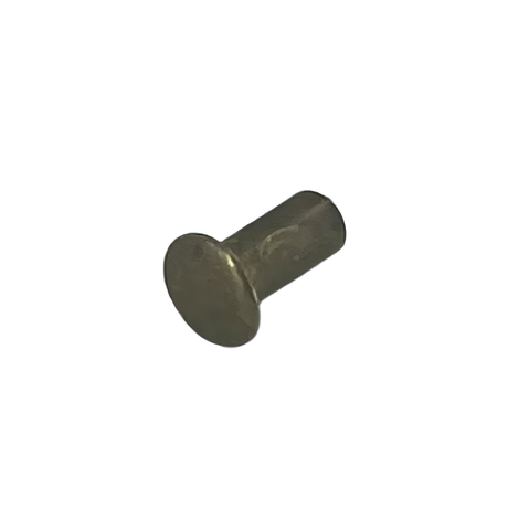 3/16" Brass, Tubular Rivet, Steel - 24 pk