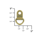 3/8" Antique Brass, Speed Lace, Steel