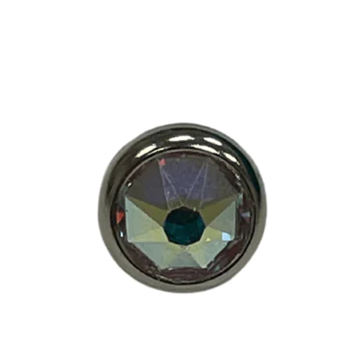 5/16" Aurora Borealis, Swarovski Crystal Ornament, Zinc Alloy, #A-405-AB