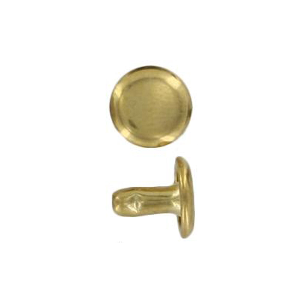 Size 22 Brass, Segma Capped Post, Steel, #22413-B
