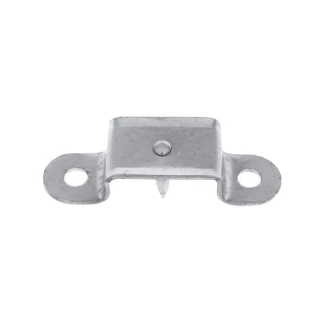 3/4" Nickel, Straight Edge Trunk Handle Loop with Nail, Steel