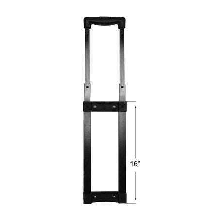 16" Black, 3-Stage Pull Handle Assembly