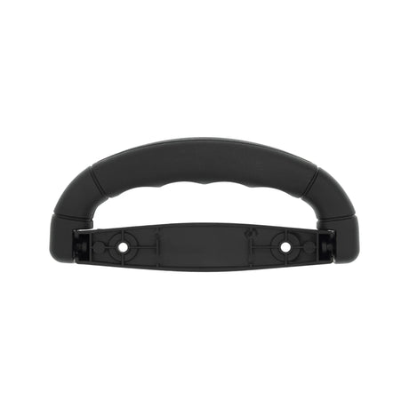 6 1/2" Black, Handle with Mounting Plate, Plastic