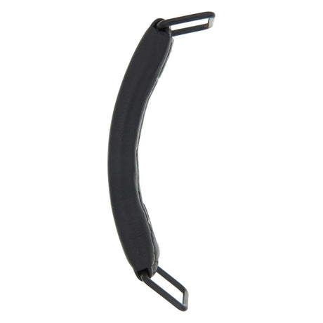 6" Black, Handle, Leather