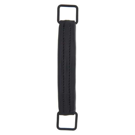 6" Black, Handle, Leather