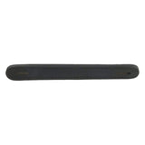 1" Black, Slotted Round End Trunk Handle, Leather