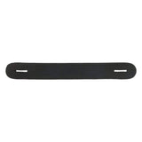 1" Black, Slotted Round End Trunk Handle, Leather
