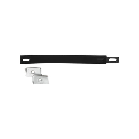 8" Black, Handle Handle Assembly with Nickel, Vinyl