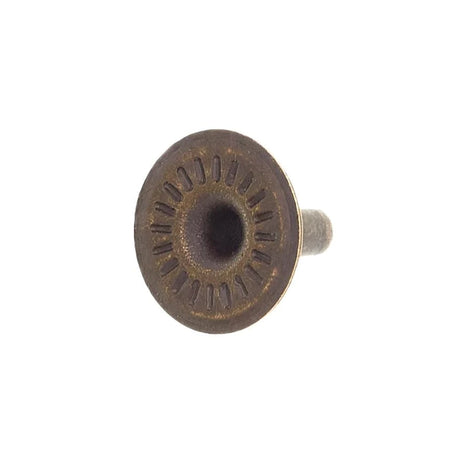Line 2, Antique Brass 1/4" Parallel Spring Post, Solid Brass