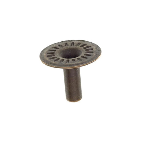 Line 2, Antique Brass 1/4" Parallel Spring Post, Solid Brass