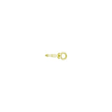 1 1/4" Brass, Snapper Rivet Ring, Steel, #A-303