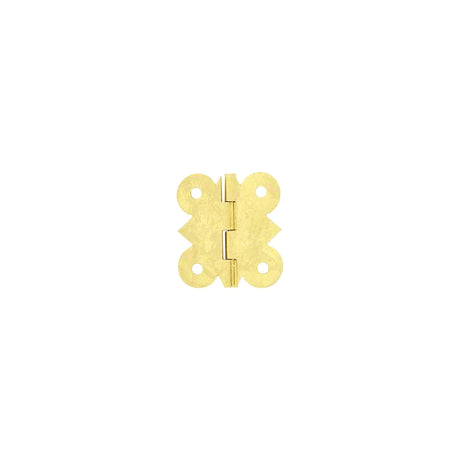 1 1/8" Brass, Box/Case Hinge Plate, Zinc Alloy
