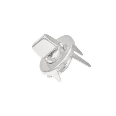 5/8" Nickel, Turn Lock, Solid Brass