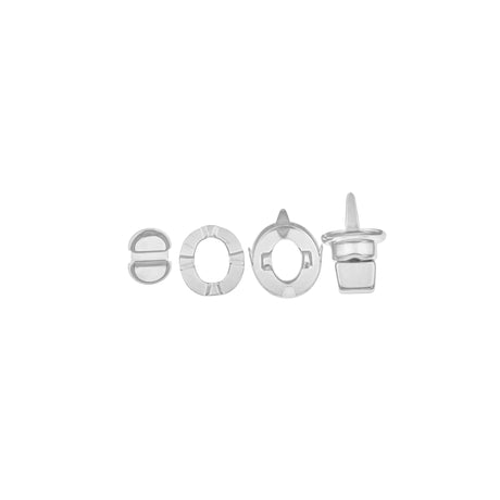 5/8" Nickel, Turn Lock, Solid Brass