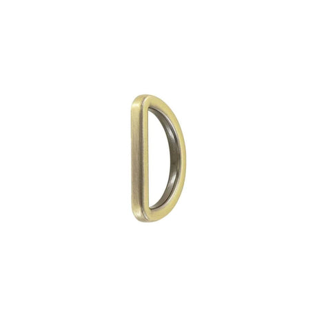 1 1/4"Antique Brass, Solid D Ring, Zinc Alloy