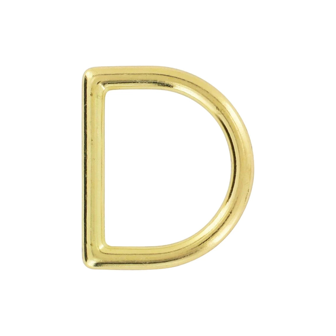 1 1/4" Brass, Cast D-Ring, Zinc Alloy, #D-306-BP