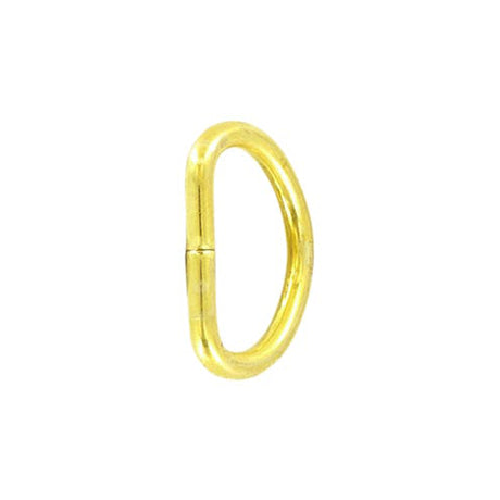 1/2" Brass, Split D Ring Light, Steel