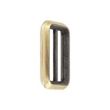 1 3/16" Antique Brass, Cast Beveled Double Loop, Zinc Alloy