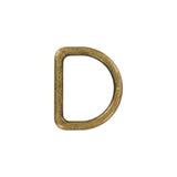 1 7/8" Antique Brass, Cast D-Ring, Zinc Alloy