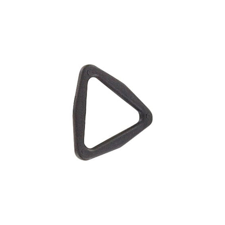 1" Black, Triangle Ring, Plastic