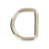 1" Nickel, Welded D Ring, Steel, #P-2139