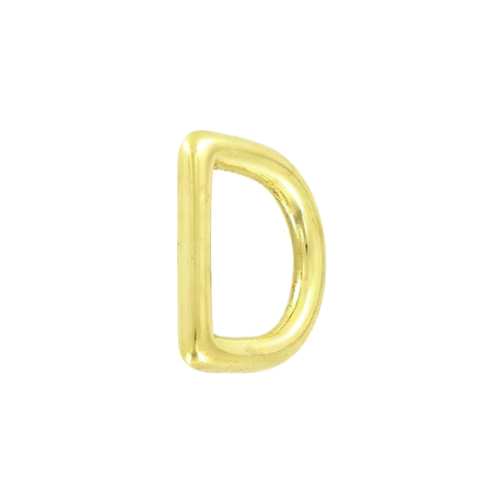 3/4" Brass, Cast D-Ring, Solid Brass