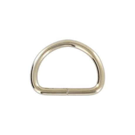 3/4" Nickel, Split D-Ring, Steel