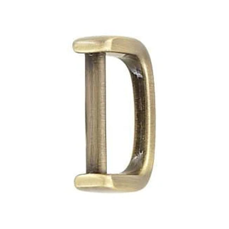 5/8" Antique Brass, Solid D Ring, Zinc Alloy-PK5