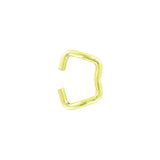 5/8" Brass, Split Rectangular Handle Ring, Steel, #P-2096-BP