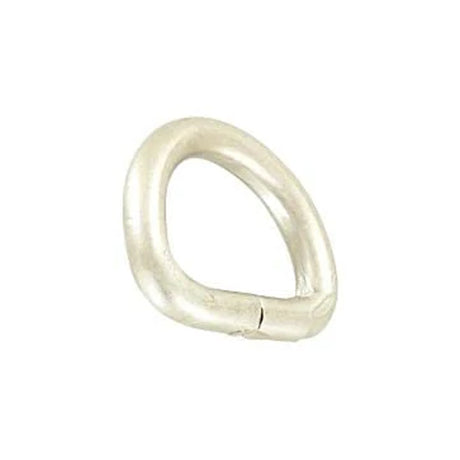 5/8" Satin Nickel, Welded D Ring, Steel