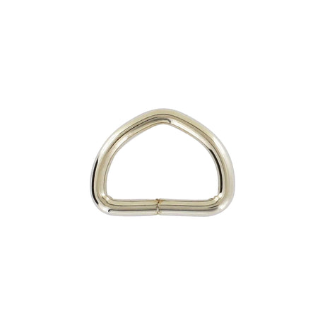 7/8" Shiny Nickel, Split D-Ring,Steel