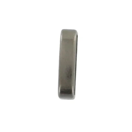 1 1/8" Antique Silver, Cast Belt Keeper, Zinc Alloy