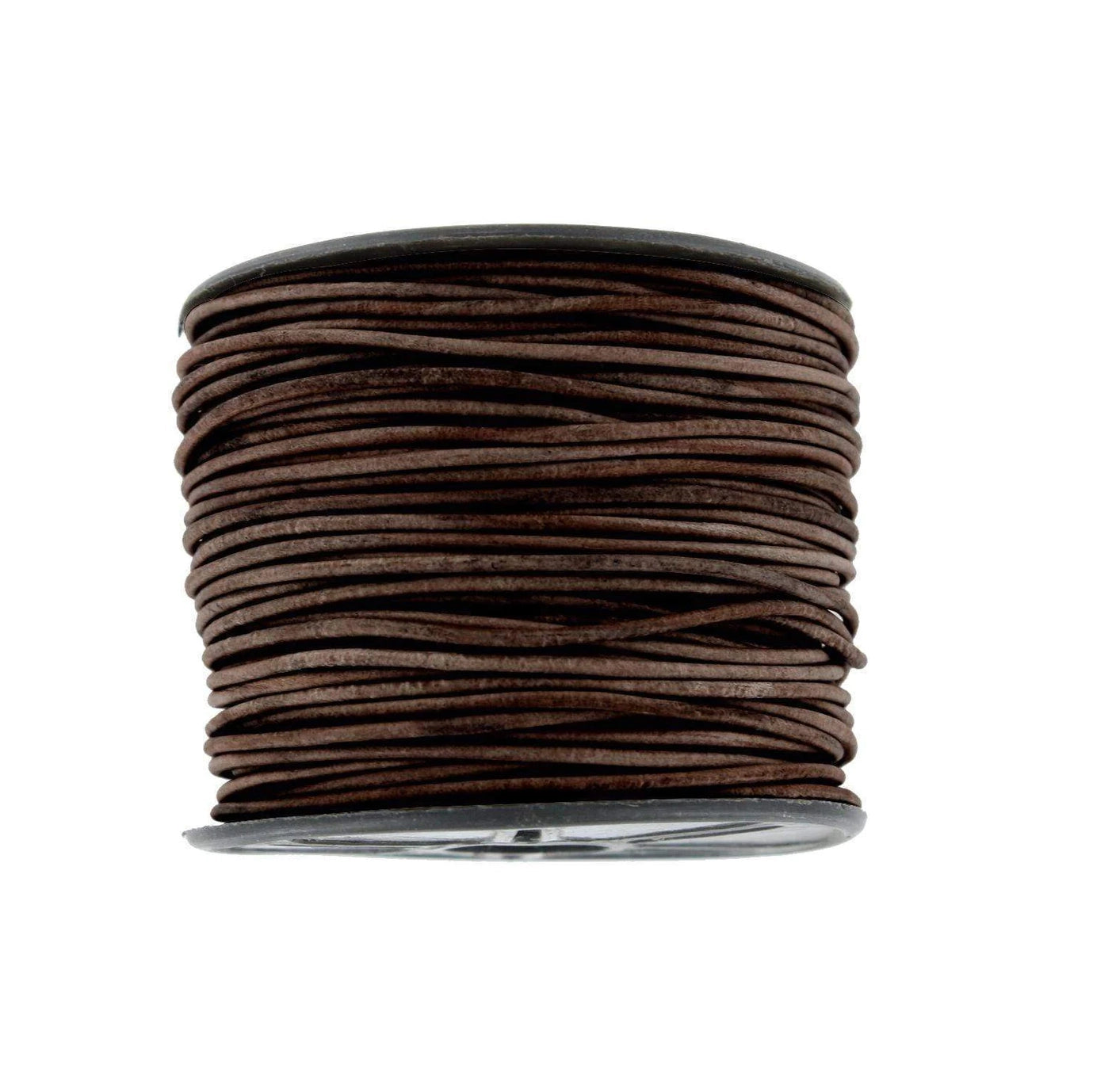 1/16" (5mm)Antique Brown, Round Cord, Leather, #M-1630-ANTBRO