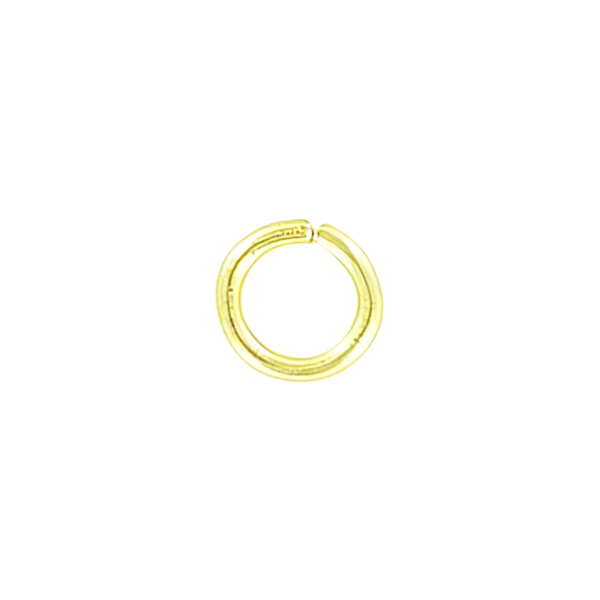 5/16" Brass, Split Round Jump Ring, Solid Brass
